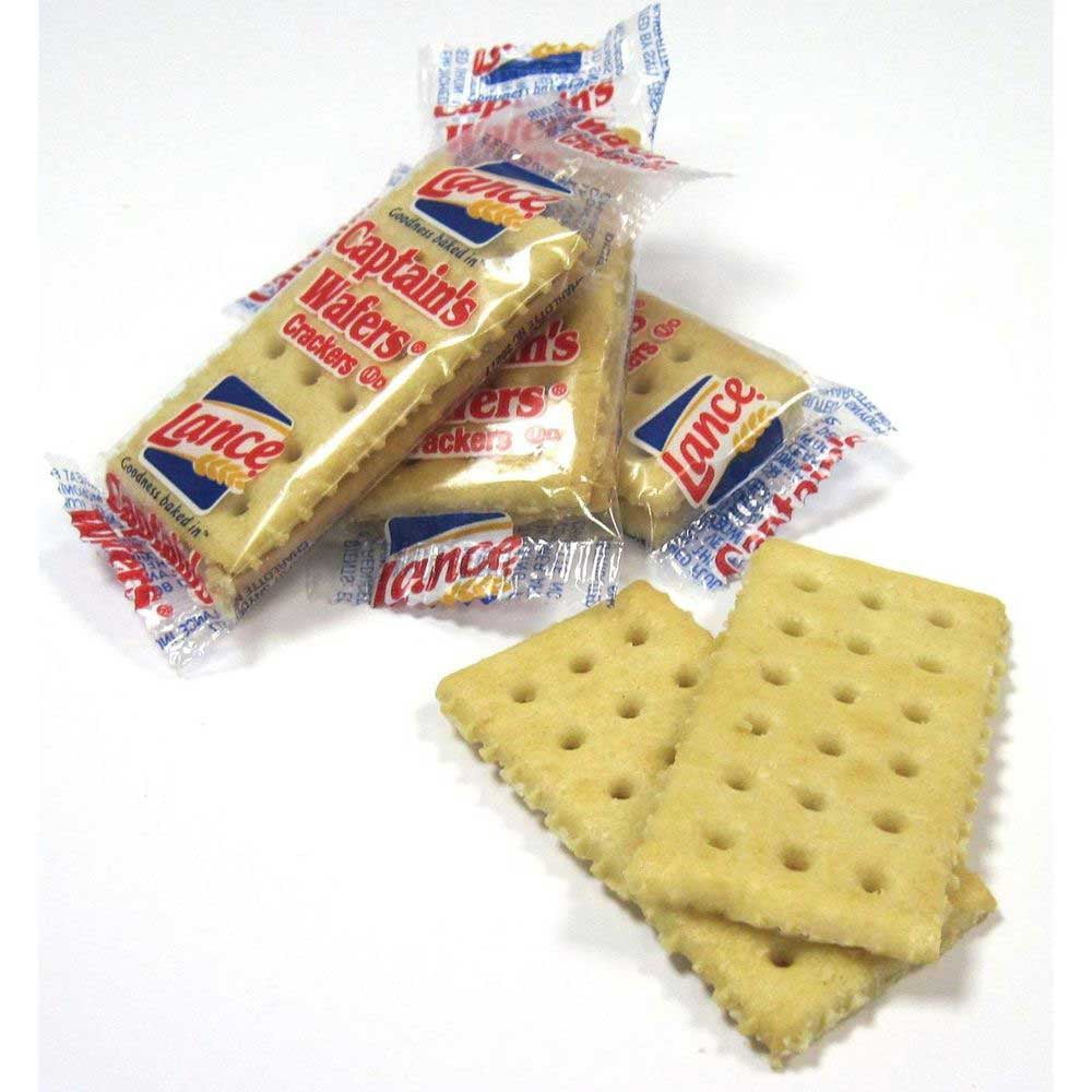 Lance Captain Wafer Cracker 2 count per pack 500 packs per case