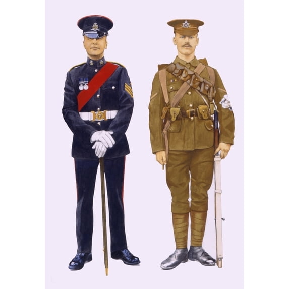 Lance Corporal - South Staffordshire Regiment Poster Print By Malcolm Greensmith ?? Adrian Bradburymary Evans