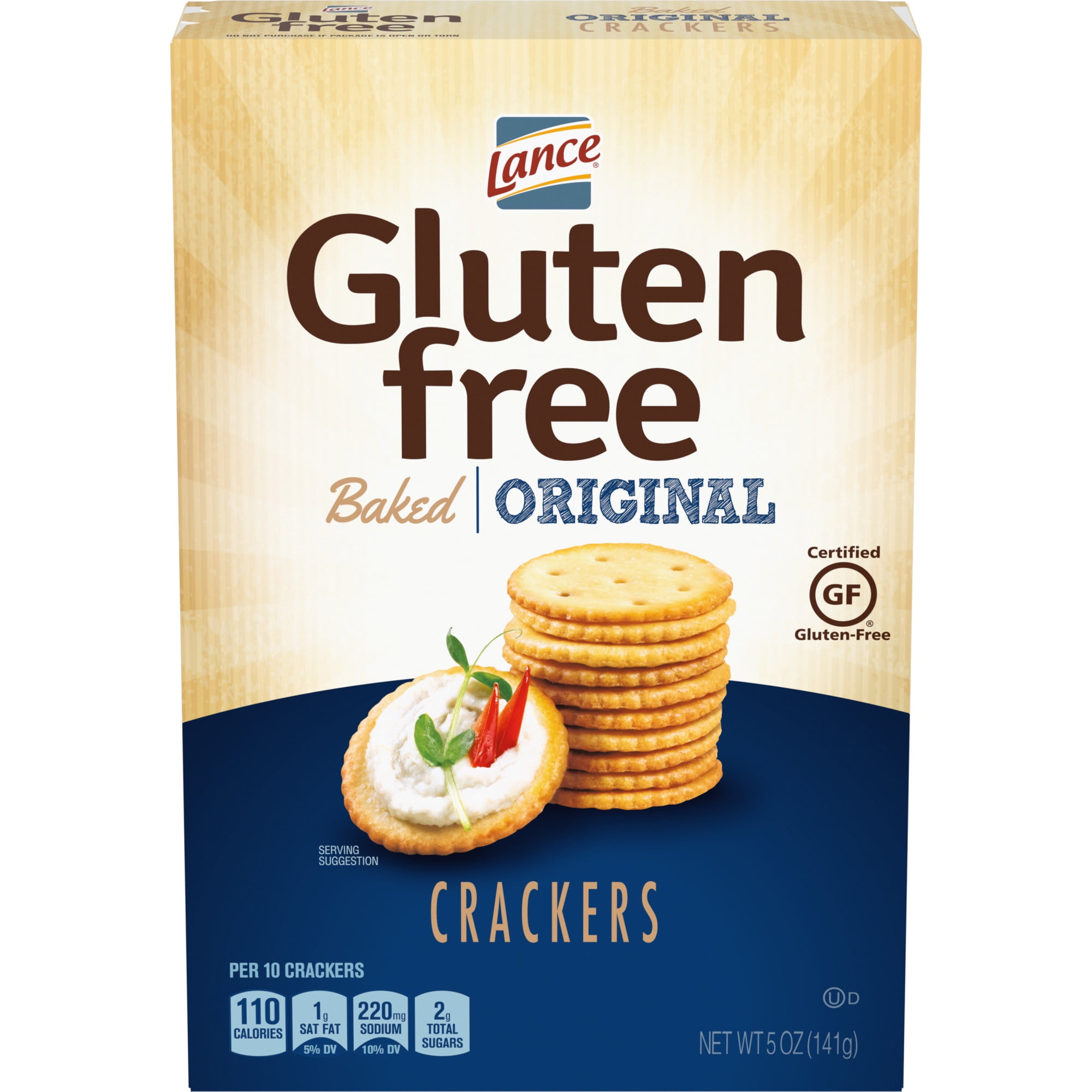 Lance Gluten Free Original Crackers, 5 oz, 4 Ct