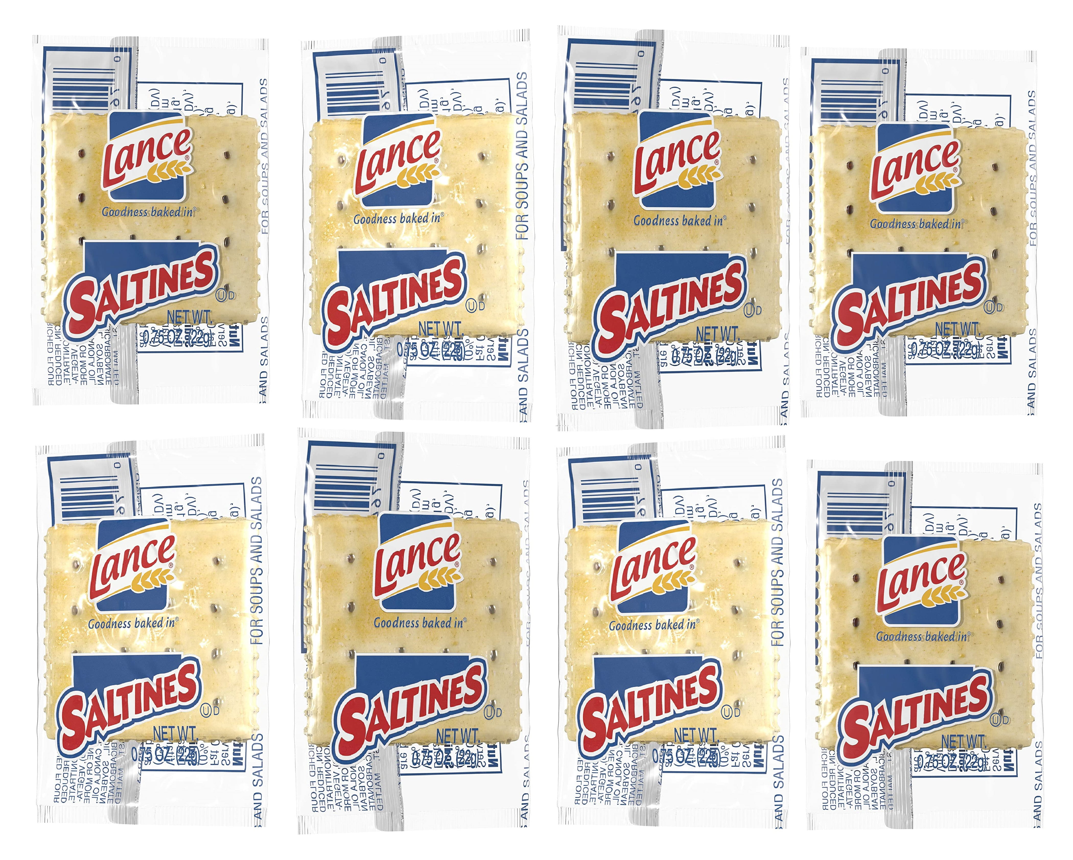 Lance Saltines Crackers - Single Serve Packs - 50 Count