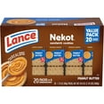 thumbnail image 1 of Lance Sandwich Cookies, Nekot Peanut Butter, 20 Individually Wrapped Packs, 6 Sandwiches Each, 1 of 11