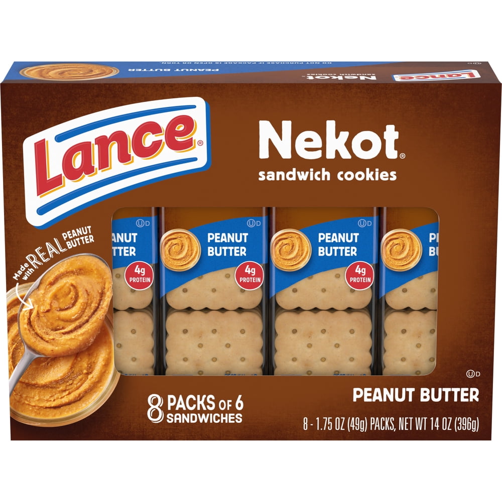 Lance Lance Nekot Peanut Butter Cookies package