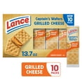 thumbnail image 1 of Lance Sandwich Crackers, Captain's Wafer Grilled Cheese, 10 Individual Packs, 6 Sandwiches Each, 1 of 11