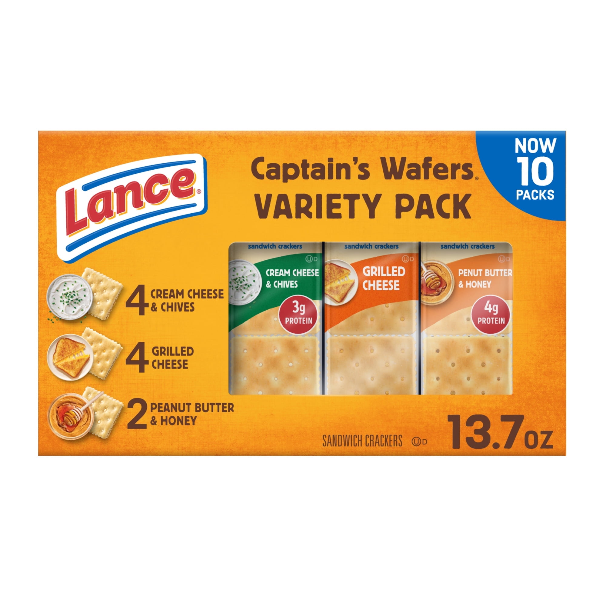 Lance Sandwich Crackers, Captain's Wafers, 1PACK