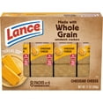 thumbnail image 1 of Lance Sandwich Crackers, Made with Whole Grain Crackers, Cheddar Cheese, 8 Packs, 6 Sandwiches Each, 1 of 9