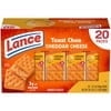 Lance Sandwich Crackers, ToastChee Cheddar, 20 Individually Wrapped Packs, 6 Sandwiches Each