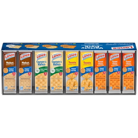 Lance Assorted Sandwich Crackers, 36 Count Variety Pack