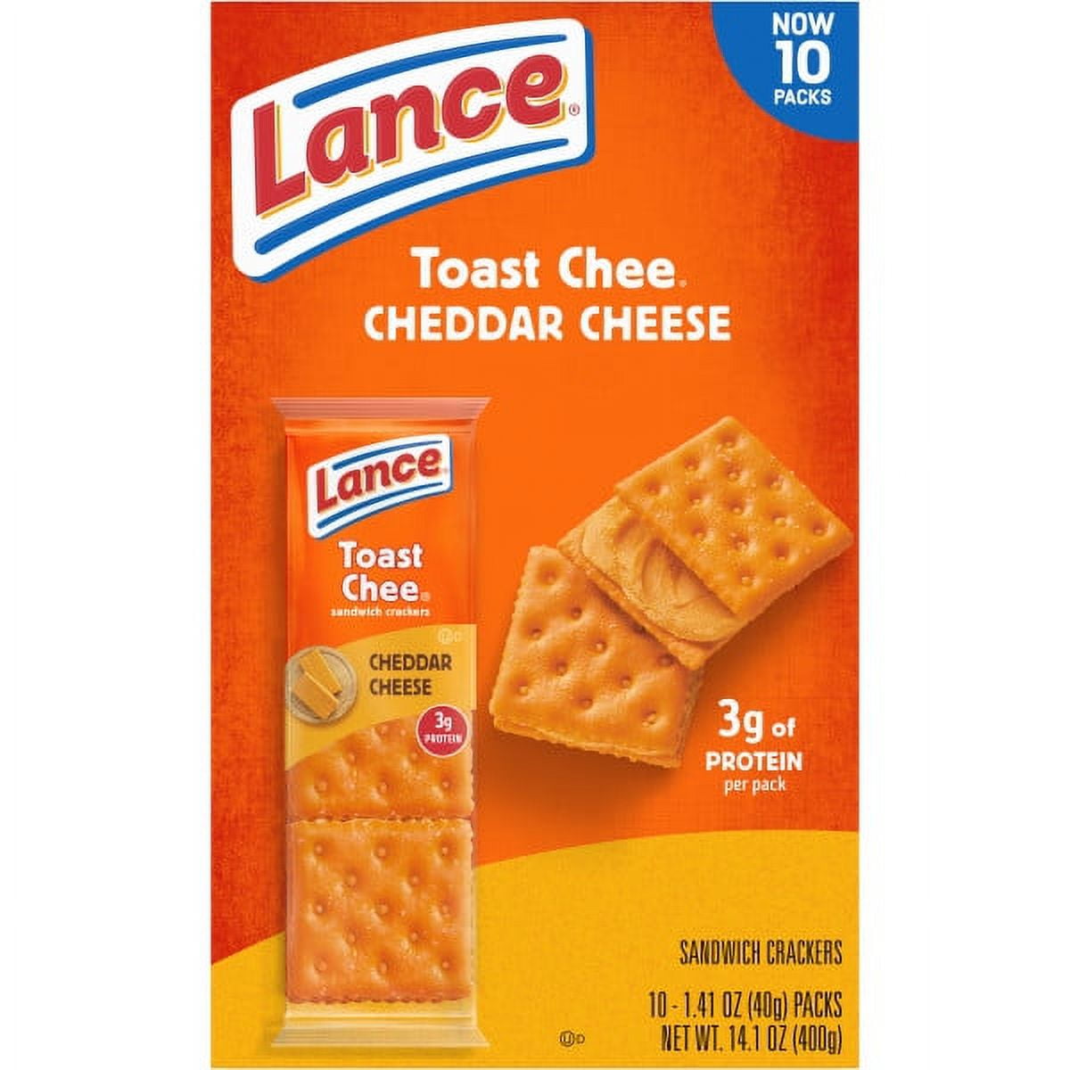 Lance Toast Chee Cheddar 10CT