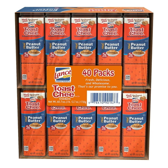Lance Toast Chee Peanut Butter Crackers (40 ct.)