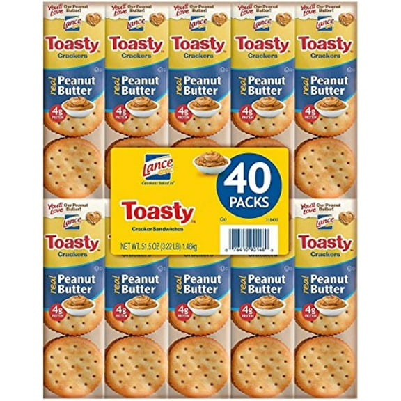 Lance Toasty Peanut Butter Cracker Sandwiches (40 Ct.)