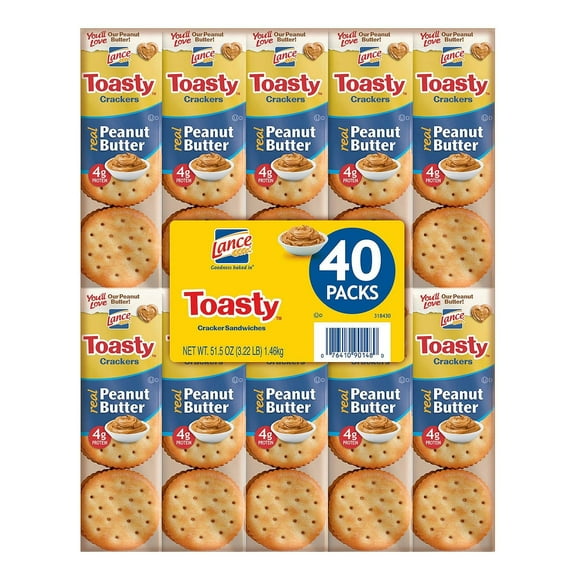 Lance Toasty Peanut Butter Sandwich Crackers (40 ct.)