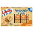 thumbnail image 1 of Lance Toasty, ToastChee, Cream Cheese & Chives or Honey Peanut Butter Sandwich Crackers, Six Packages (Peanut Butter & Honey), 1 of 2