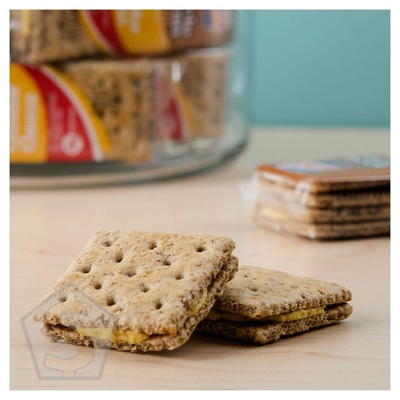 Lance Whole Grain Cheddar Sandwich Crackers 20 Count Box - 6/Case