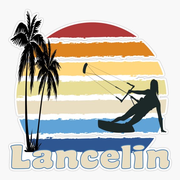 Lancelin Australia Kitesurfing Beach Adventure Sticker