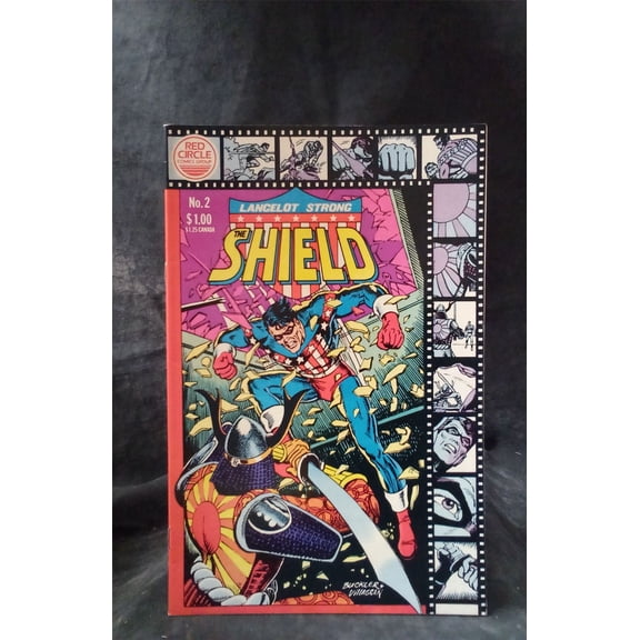 Pre-Owned Lancelot Strong, The Shield #2 1983 Red Circle Comics Group Comic Book
