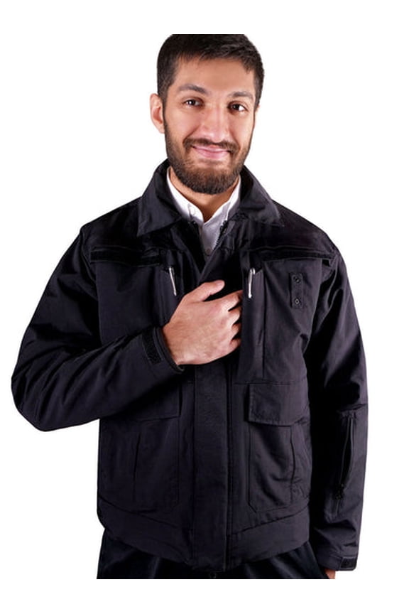 Lancer 3 in 1 Winter Waterproof Jacket with Removable Soft Shell Linner Jacket (BLACK) Medium