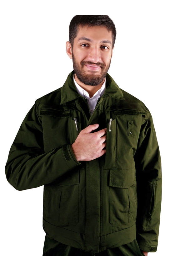 Lancer 3 in 1 Winter Waterproof Jacket with Removable Soft Shell Linner Jacket (GREEN) Medium