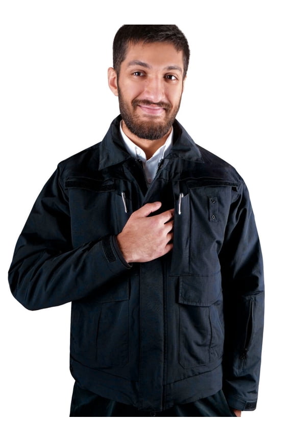 Lancer 3 in 1 Winter Waterproof Jacket with Removable Soft Shell Linner Jacket (NAVY BLUE) Large