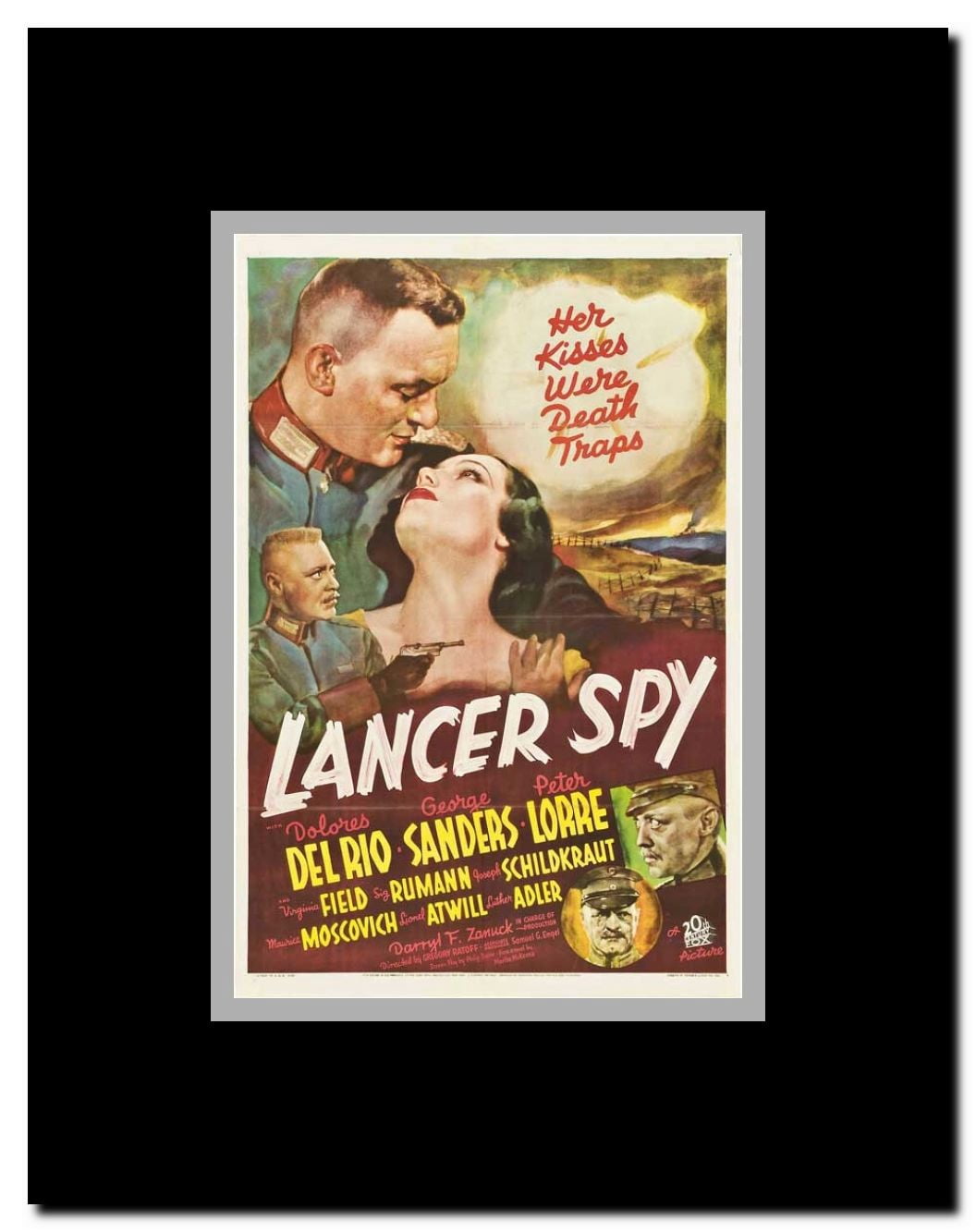 Lancer Spy Framed Movie Poster