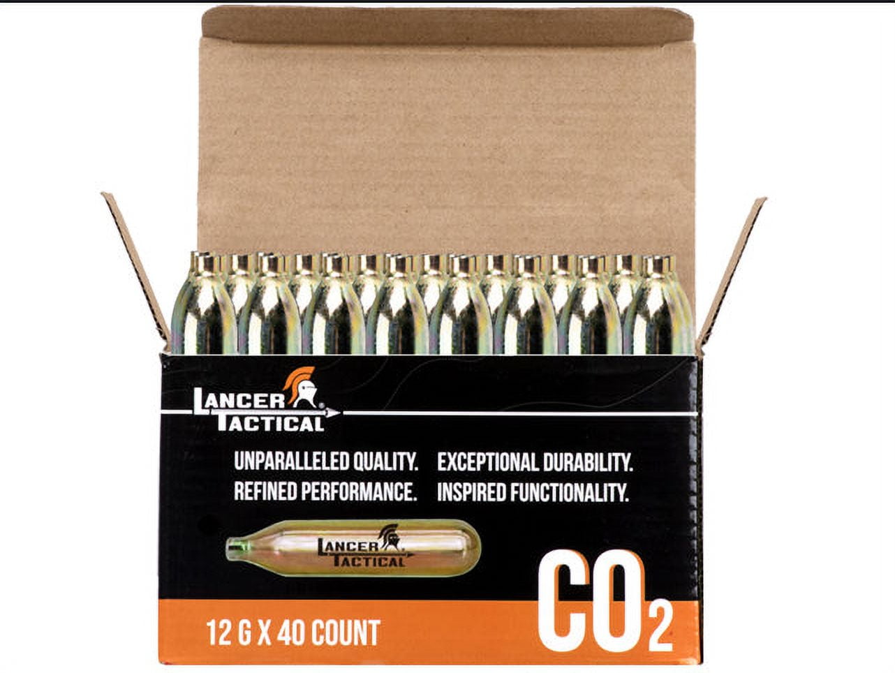 Lancer Tactical High Pressure 12 Gram CO2 Cartridges for Airsoft