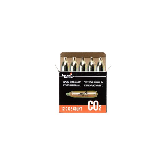 Lancer Tactical High-Pressure 12g CO2 Cartridges