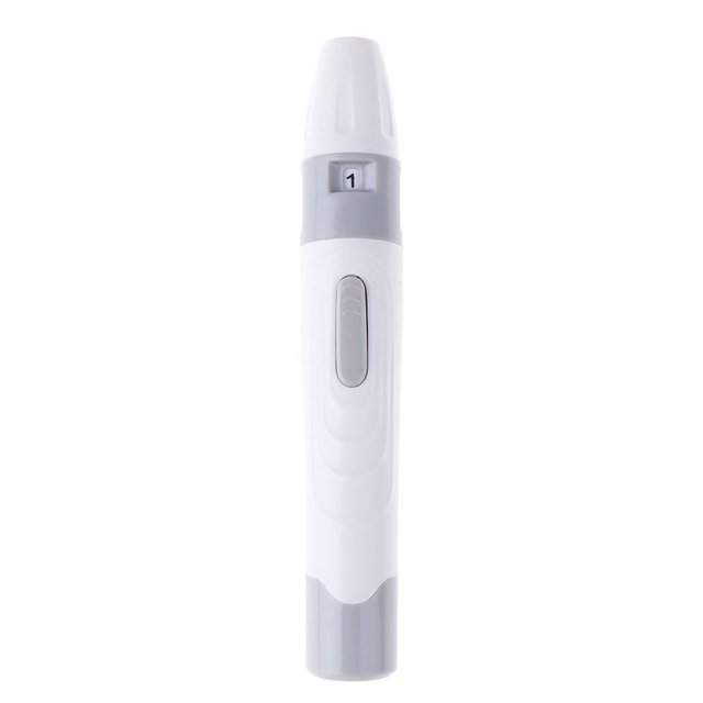 Lancet Pen Lancing Device for Diabetics Blood Collect 5 Adjustable