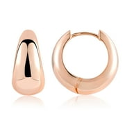 Lancharmed Rose Gold Plated Earrings for Womens Trendy,Gradient Rings Earring Sisters Gifts form Sister