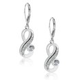 thumbnail image 1 of Lancharmed Silver Plated Earrings for Womens,8 Character Pendant Earring Women Gifts 2025, 1 of 7