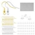 thumbnail image 1 of Lancharmed Silver Plated Earrings for Womens Trendy,60Pc Ear Hook Earring Gift for Sister, 1 of 7