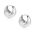 thumbnail image 1 of Lancharmed Silver Plated Womens Earrings,Gradient Teardrop Hoop Earring Gifts Under 10, 1 of 8