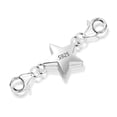 thumbnail image 1 of Lancharmed White Gold Plateds Magnetic Necklace Clasp Bracelet Clasp Star Magnetic Jewellery Clasp Necklace Extenders for Women Valentines Gifts for Him, 1 of 8