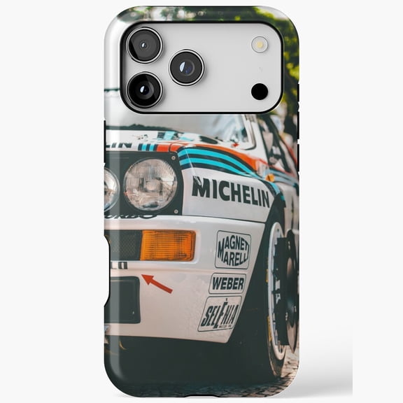 Lancia Delta HF Martini Racing iPhone Case 17 16 15 14 13 12 11 Pro Max