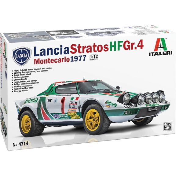 Lancia Stratos HF Gr.4 1/12 Kit 1:12 scale
