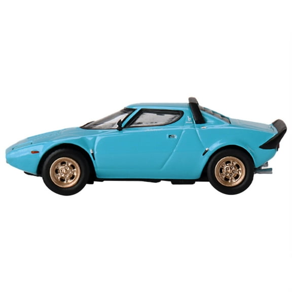 Lancia Stratos HF Stradale Azzuro Chiaro Blue Limited Edition to 1800 pieces 1/64 Diecast Model Car by Mini GT