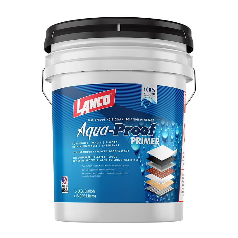 Aqua-Proof 5 Gal. Black Rubberized Roof Primer Aqua-Proof 5 Gal. Black Rubberized Roof Primer