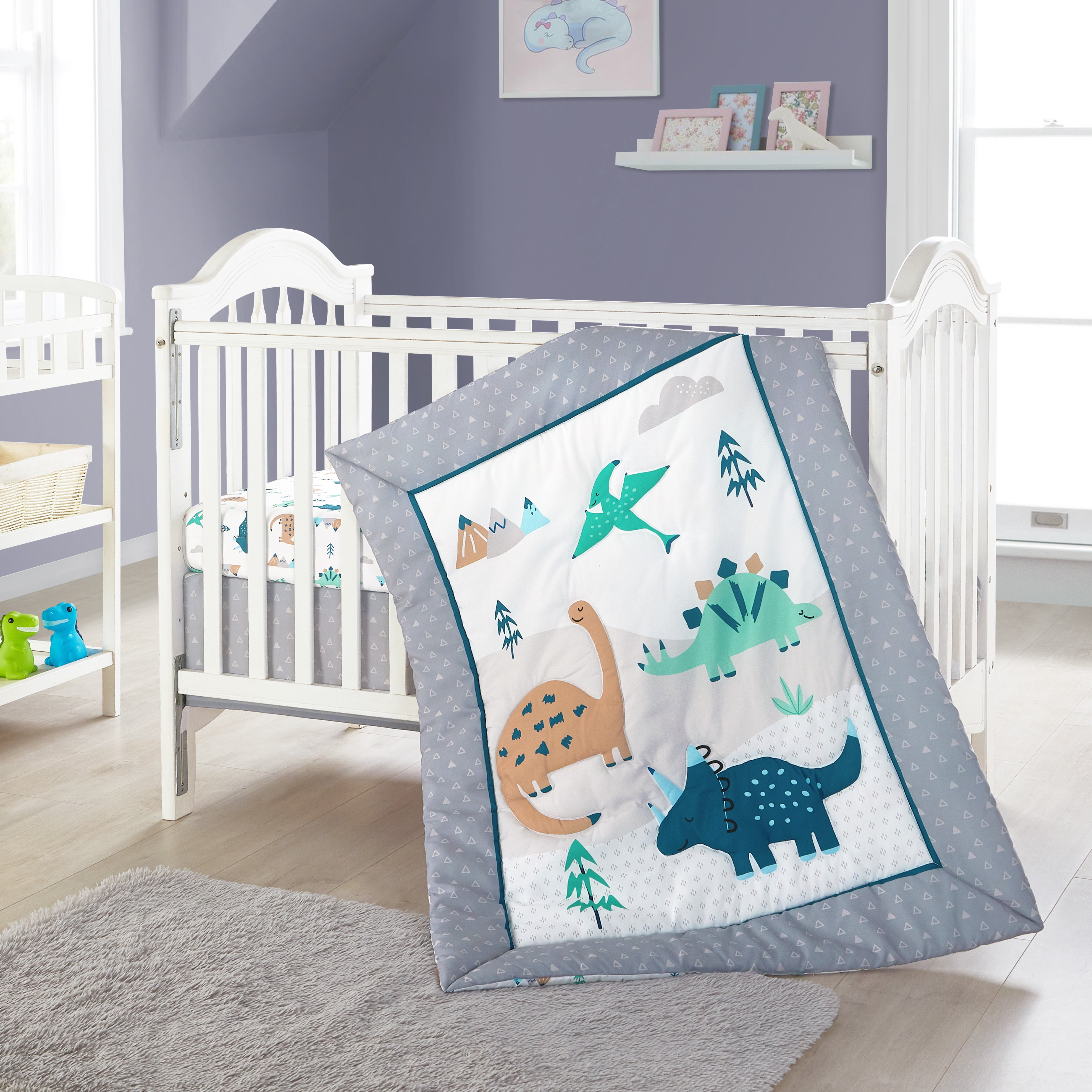 Cot bed dinosaur bedding sale