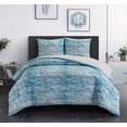 thumbnail image 1 of Lanco Oceanic Sky 3 Piece Bedding Comforter Set Blue, Bed Size Full/Queen 100% Polyester Fill, Lightweight Comforter, 1 of 4