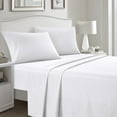 thumbnail image 1 of Lanco Premium Alhena 4 Piece Sheet Set, Bed Size Full, 100% Microfiber, Solid Color, White, Extra Soft, 1 of 5