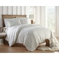 thumbnail image 1 of Lanco Serena Faux Fur 3-Piece Comforter Set, White, King, 100% Polyester Fill, 1 of 1
