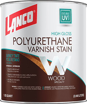 Lanco Varnish Stain Teak Finish, 1Quart