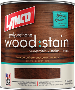 Lanco Wood Stain Mahogany Finish, 1Quart