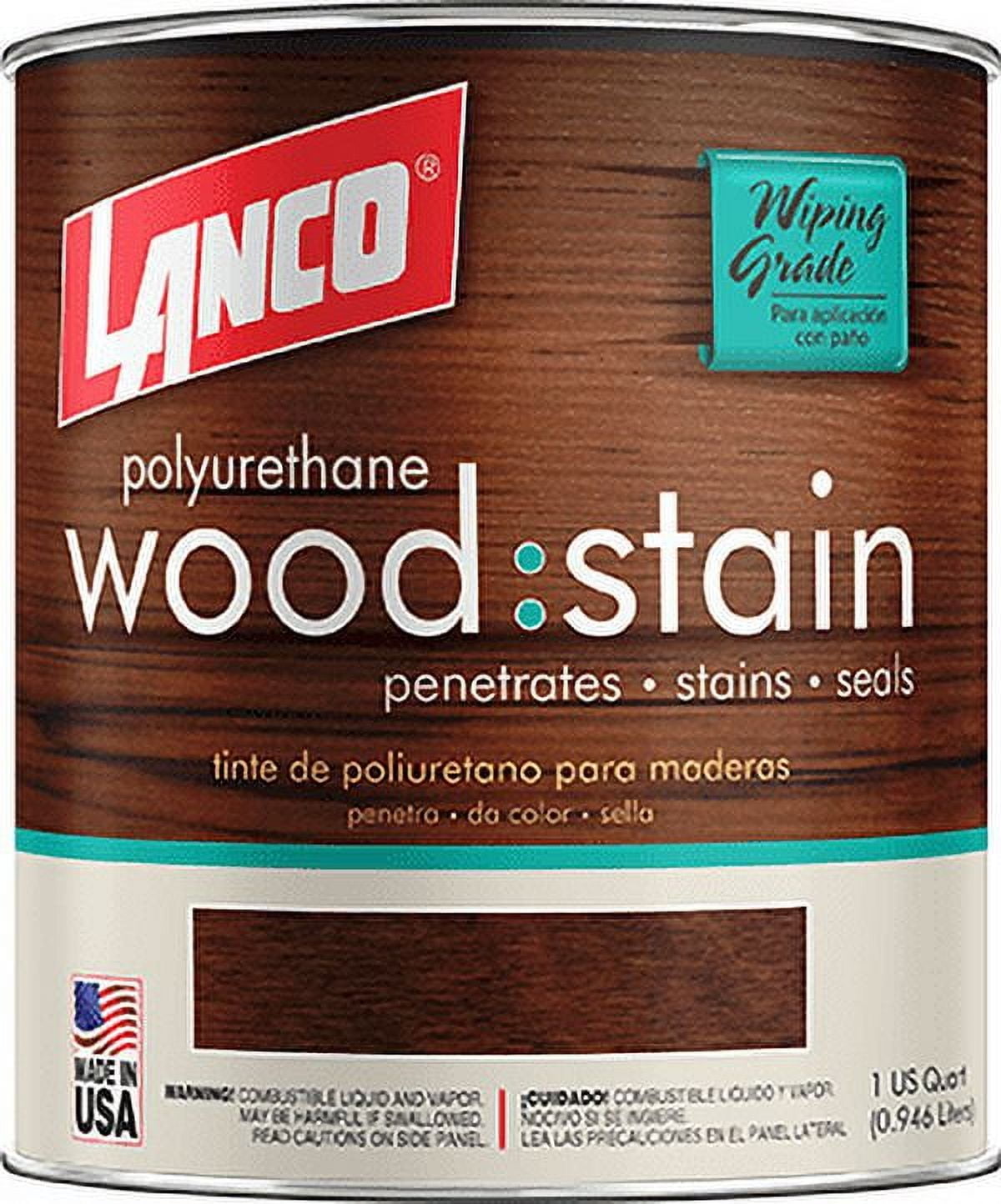 Lanco Wood Stain Walnut Finish, 1 Quart