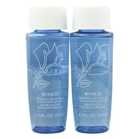 Lancome Bi-Facil Double-Action Eye Makeup Remover 3.4oz (Set of 2 x 1.7oz)