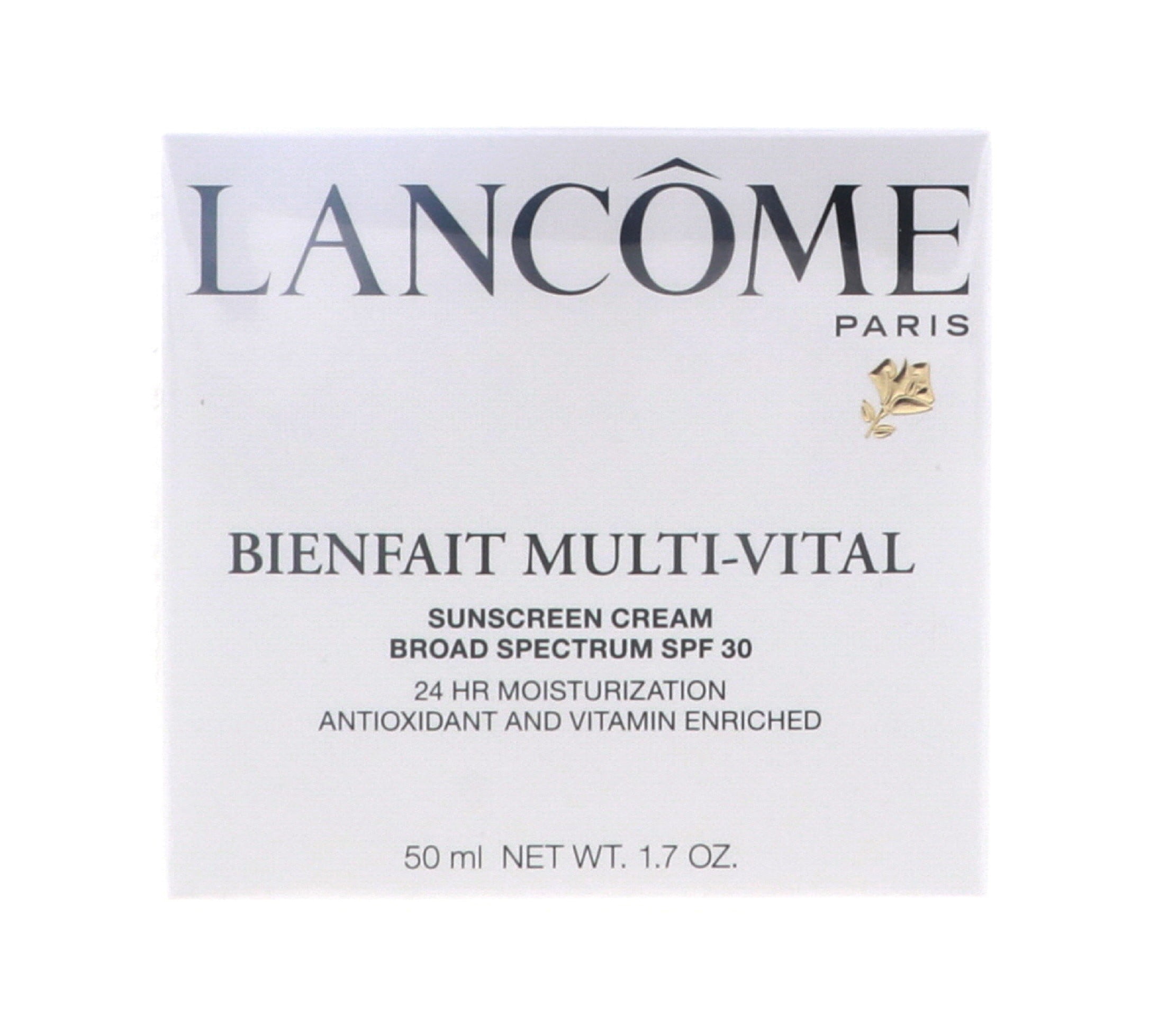 Bienfait MultiVital Sunscreen Cream Broad Spectrum SPF30, 1.7 oz
