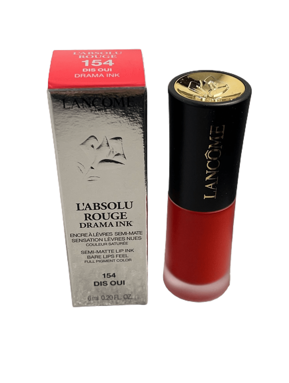Lancome L'Absolu Rouge Drama Ink Semi-Matte Lip Ink-311 Rose