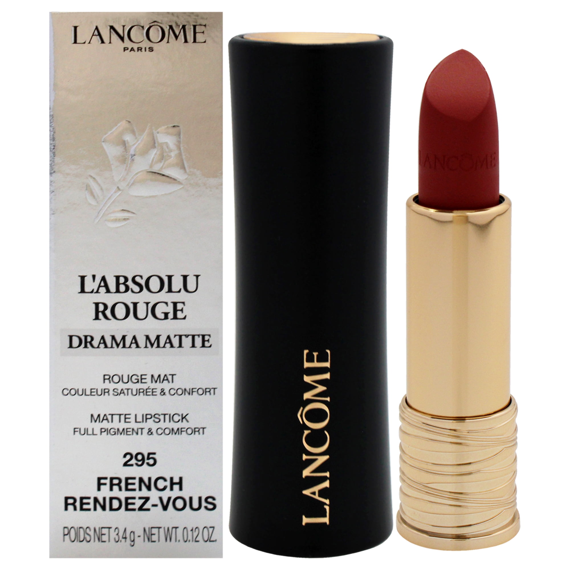 French Rendevous Lancome LAbsolu Rouge Drama Matte Lipstick - 295 French Rendezvous , 0. ...