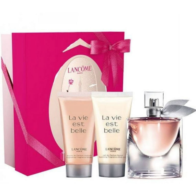 Lancome La Vie Est Belle Perfume Gift Set for Women, 3 Pieces 