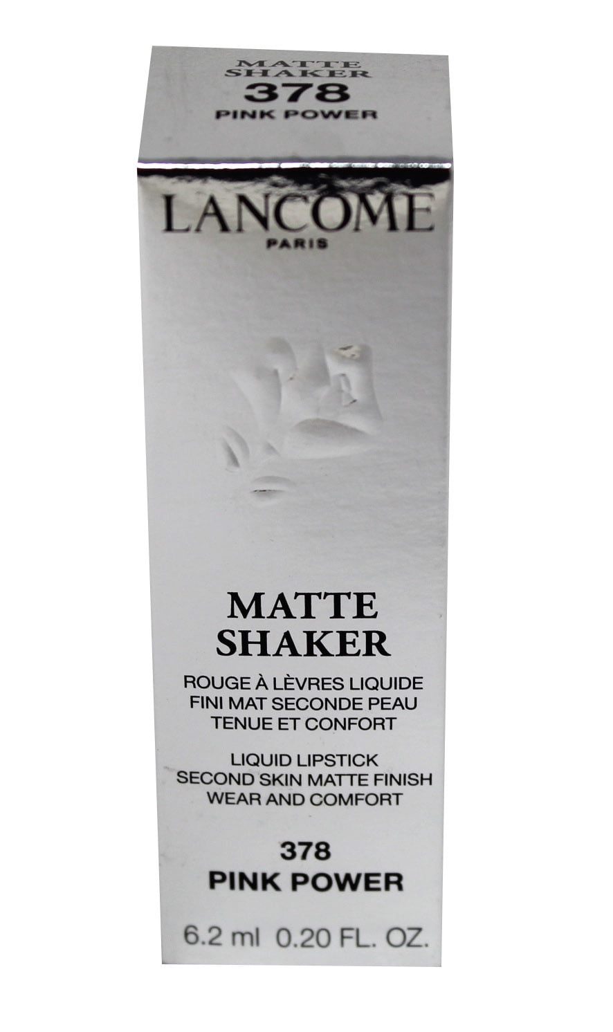 Lancome Matte Shaker Liquid Lipstick 378 Pink Power 0.20 Ounces ...