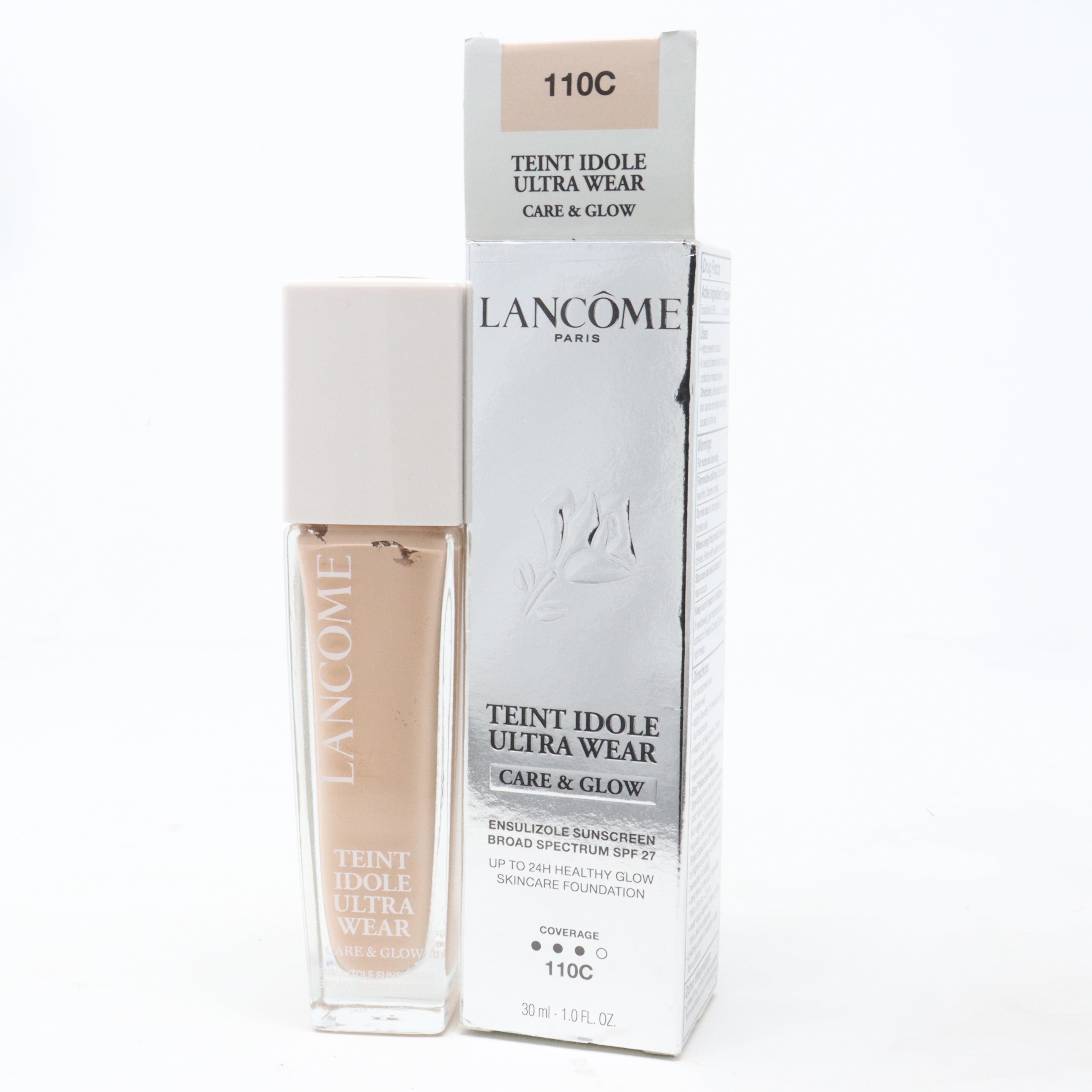 Teint Idole Ultra Wear Care & Glow 110C 1.0oz/30ml New With Box