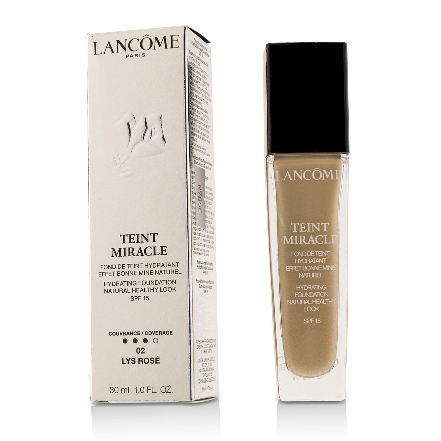 Lancome Teint Miracle Radiant SPF 15 Foundation - 02 Lys Rose
